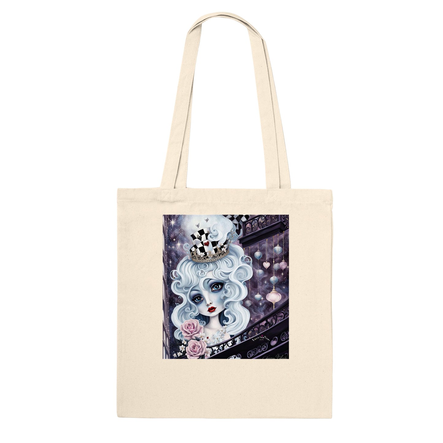 Spectral Gaze Premium Tote Bag